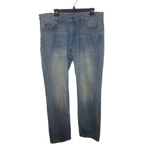 Bonobos The Blue Jean Jeans Men's Size 36 x 34 Denim Straight Leg Light Watch